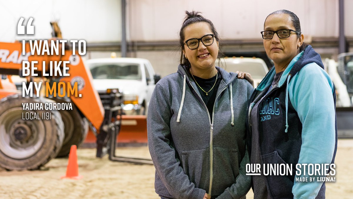 “I recently got laid off from my job of 3 years. I decided to take some training classes and join the Laborers Union. I grew up seeing my mom work construction. I was like, ‘If my mom can do it, I can do it!’ I start work next week."

– Yadira Cordova, #LIUNA Local 1191