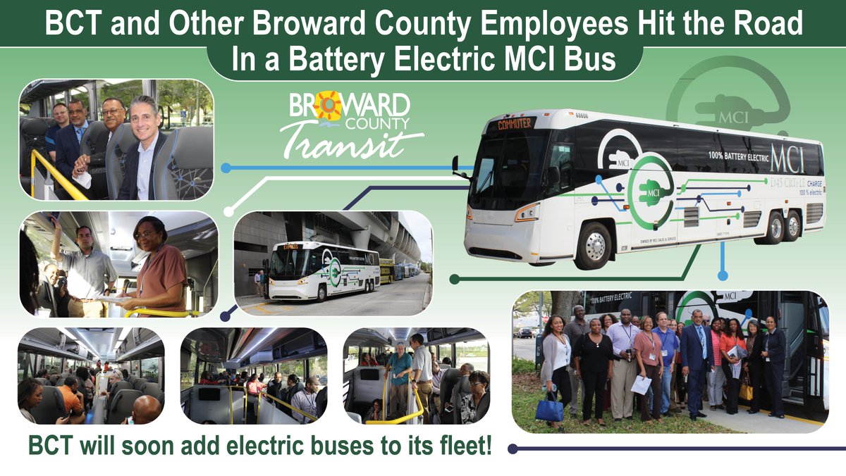 BrowardTransit's tweet image. BCT continues testing battery-electric buses for its fleet!
#BCT #usepublictransit