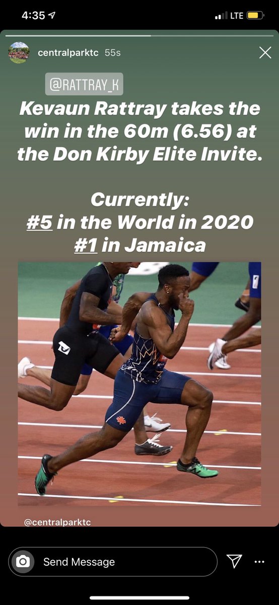 WSaundersMusic's tweet photo. Congrats to my @centralparktc teammate, Kevaun on his win and BLAZING time today!!! #5 in the world and #1 in Jamaica in 2020!! #GoSZN 💪🏾🔥‼️💥💥💥🙌🏾 https://t.co/YSwgKrhtKU