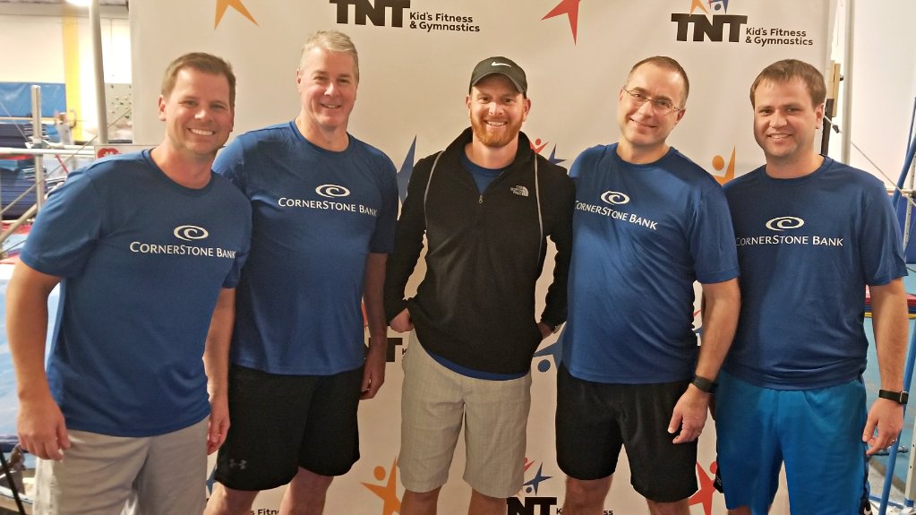 CornerstoneNDSD's tweet image. For #GivingHeartsDay some of our Fargo team took part in TNT Kid&apos;s Fitness and Gymnastics Spin It to Give It Challenge! 

#NOTGENERIC #Countme