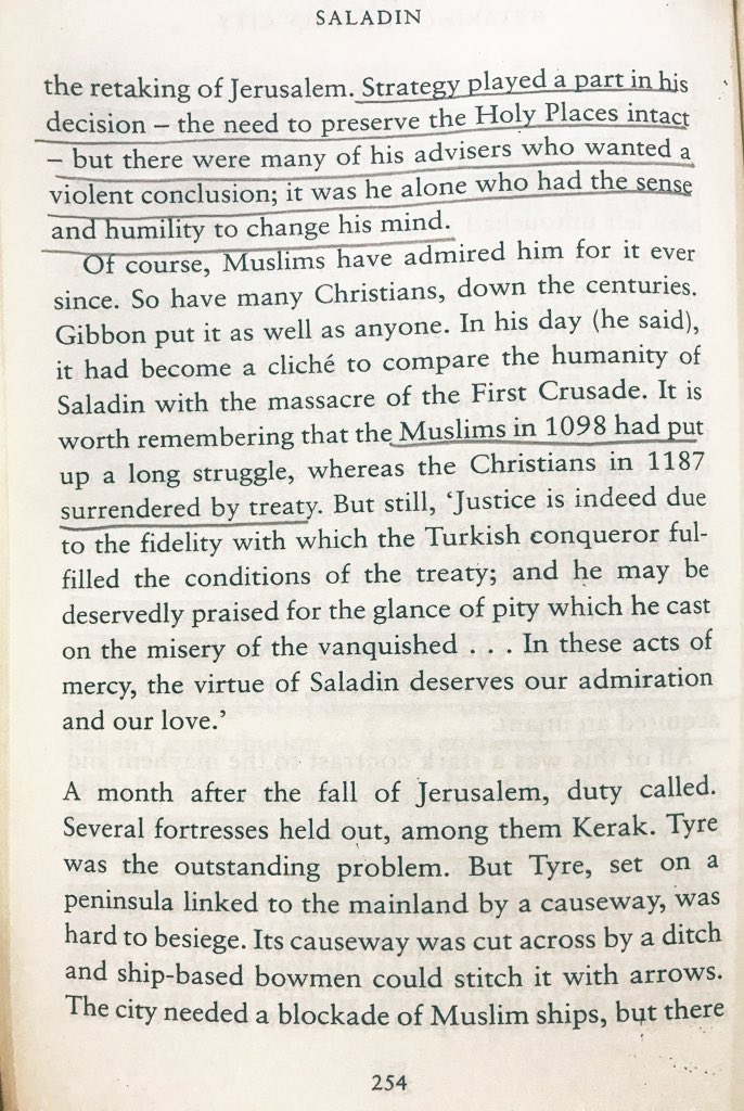 “There were many of Saladin’s advisers who wanted a violent conclusio; it was he alone who had the sense and humility to change his mind.” #SaladinBiography authored by John Man  #100books2020  #bookscache