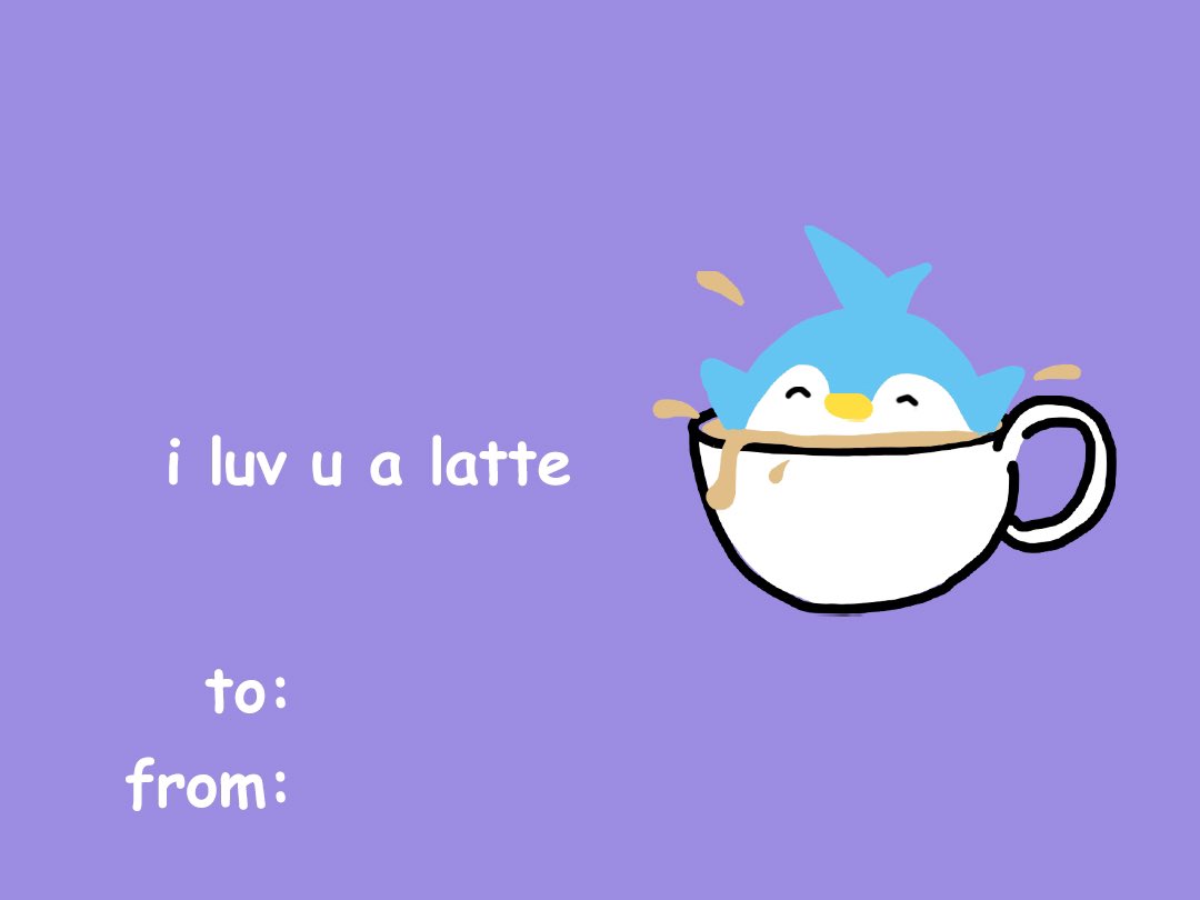 sdicebox's tweet image. here’s some special valentine’s day cards to send to your special boba partner 💙

enjoy ~