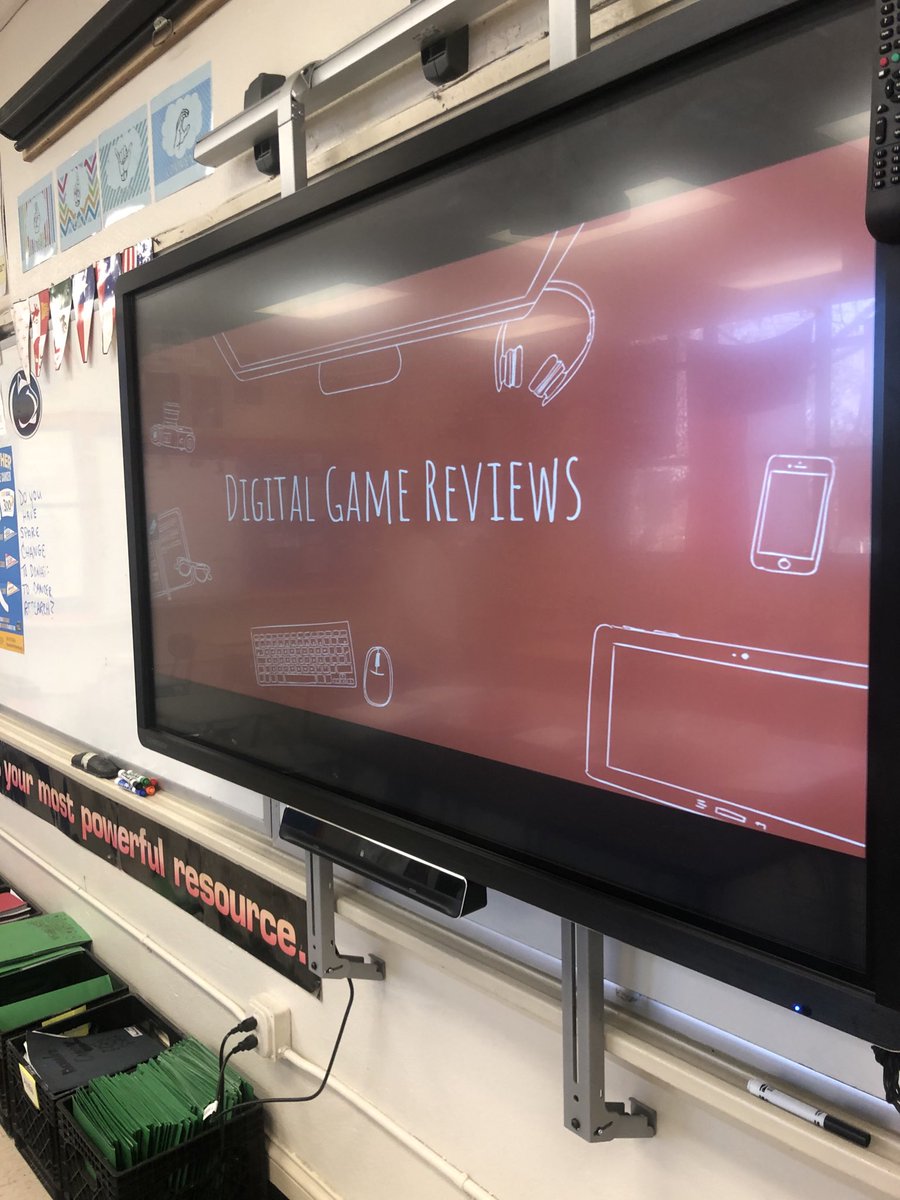 AmythePaige's tweet photo. At Deady MS with ⁦@HISD_Inst_tech⁩ training Digital Game Reviews for Early Release day! #HISDEdTech https://t.co/q4DIRvZ7FO