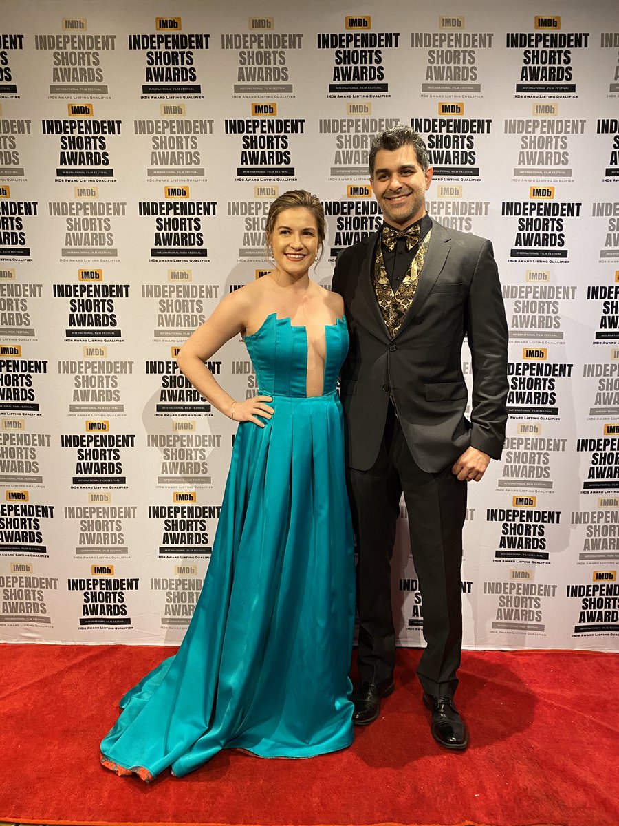 BaharRezaDesign's tweet image. Thanks to Bahram khosraviani and Racheal for wearing Bahar&amp;amp;Reza designs for @independentshortsawards awards red carpets. We can not be prouder to see our designs on you both!#custombowtie #customvest #customtie #couturegown #redcarpetgown #eveninggowns #persianfashiondesigners