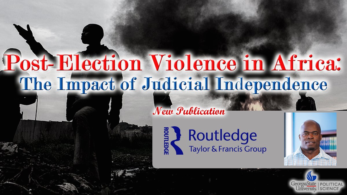 GSUPoliSci's tweet image. Dr. Meshack Simati, a 2018 Political Science PhD graduate of #GSU, had a new book published by Routledge on post-election violence in #Africa. More info: politicalscience.gsu.edu/2020/02/14/new…