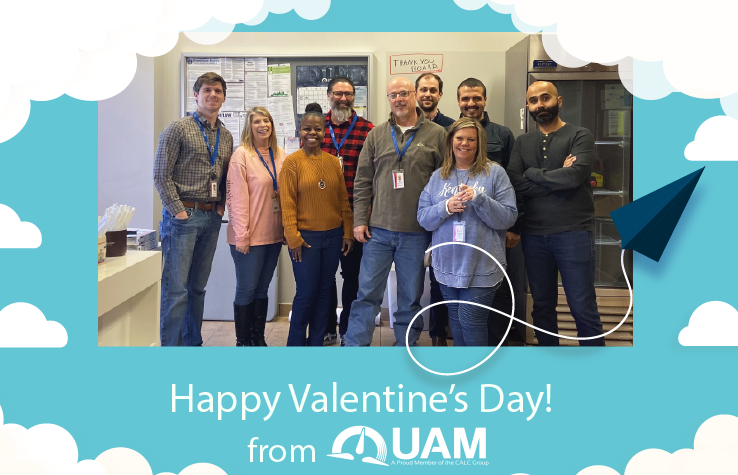 UAMINC's tweet photo. Happy Valentine's Day from UAM! Our Memphis office celebrated today with a scrumptious potluck. #UAM #Aviation #happyvalentinesday https://t.co/vLz7ouYf7S