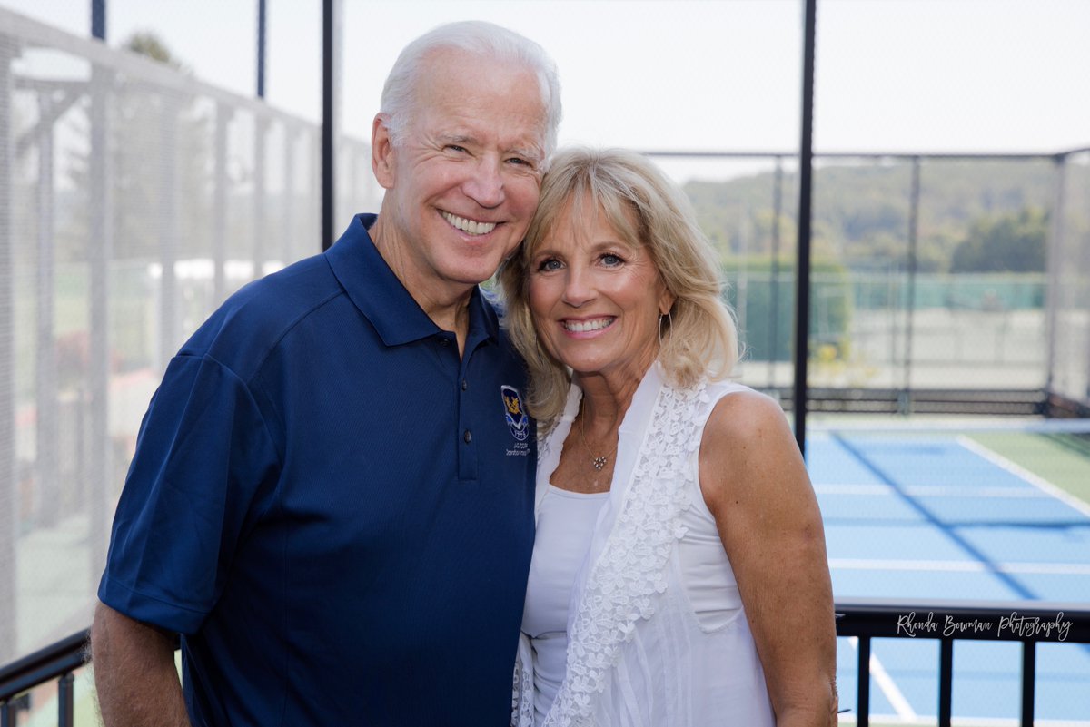 JoeBiden's tweet image. Happy Valentine’s Day, Jilly. You're the love of my life and the life of my love.