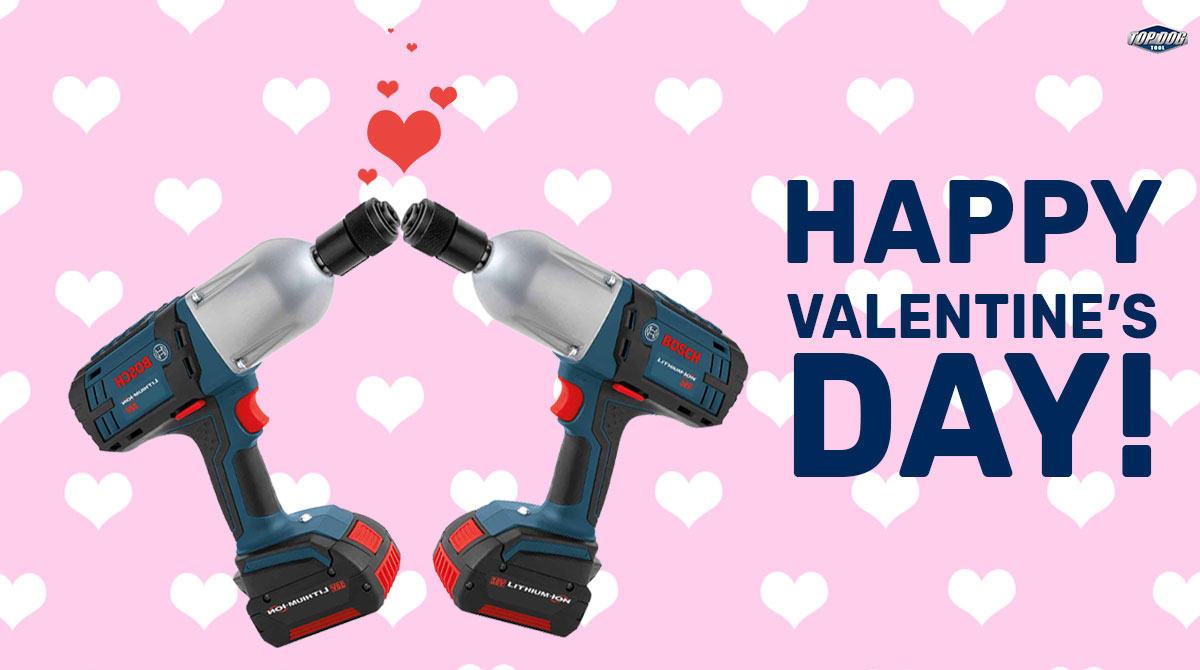 TopDogTool's tweet image. Gifts for Valentine's Day aren't always for the ladies. Give him the best gift for Valentine's Day; the gift of power tools! Happy Valentine's Day from Top Dog Tool! 💕🛠

Shop with us today: topdogtool.com

#tools #bosch #valentinesday #warehouse #DIY #industry