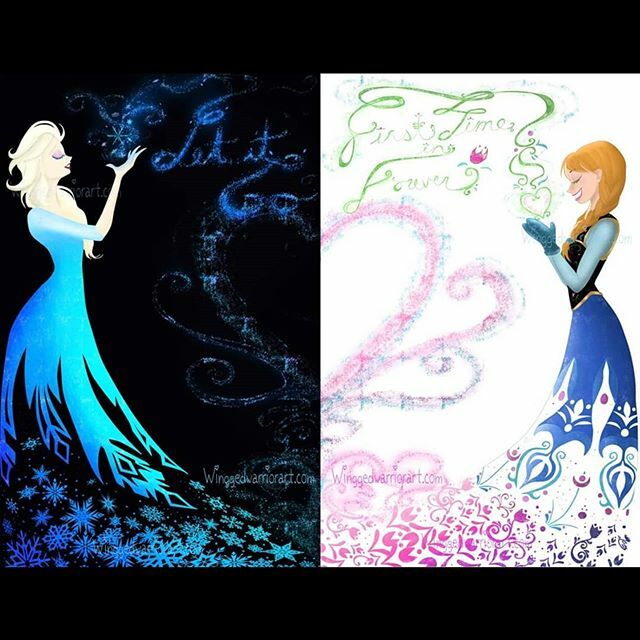 sydycitrine's tweet photo. Happy Hearts Day my loves!!! 💙💙💙 Here is a major throwback to the 2 sisters that started the entire series! It all started with a snowflake ❄️ and together they complete the Frozen heart 💙

I have plans to update them and the older Princesses in the … https://t.co/O5IgX9r1EE https://t.co/lJr8IAzDC5