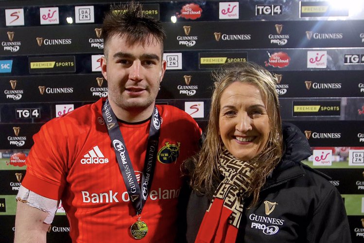 Man of the Match and a try on his Guinness PRO14 debut, Academy man John Hodnett! 🔥🔥🔥 

#MUNvKIN #SUAF 🔴