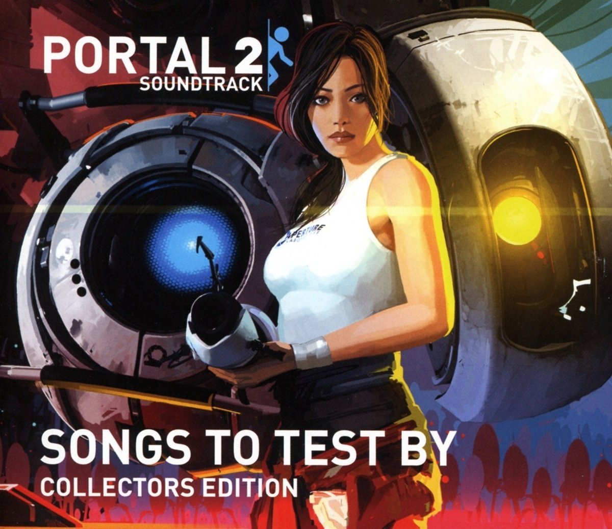 Portal 2: Songs to Test By — Aperture Science Psychoacoustic Laboratories (Mike Morasky & Others)Although a lot of Portal's best musical moments are procedurally generated, this ver. is still very enjoyable. The extra disc on the collector's ed. has songs from the 1st game too.