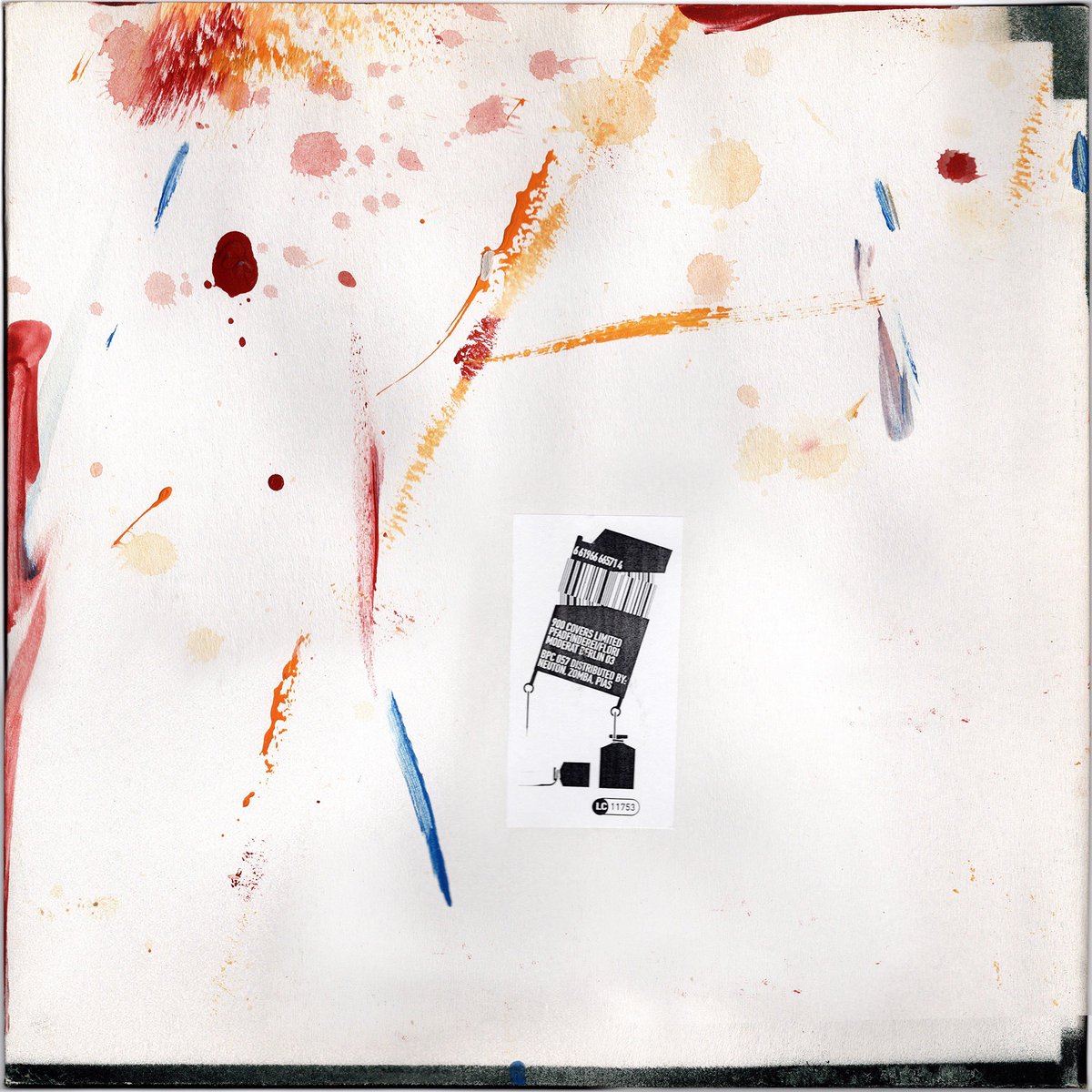 The first <a href="/ModeratOfficial/">Moderat</a> cover we ever designed:
"Auf Kosten der Gesundheit" (EP)
released in on <a href="/BPitchControl/">BPitch Berlin</a> in February 2003, screenprint on hand-painted paper. 900 copies only.