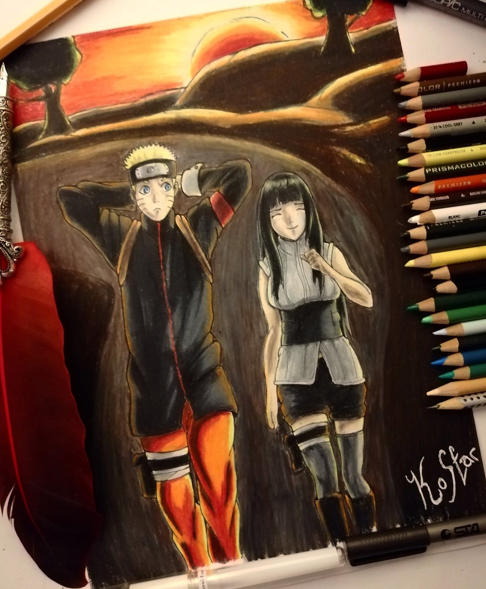 Naruto & Hinata go for a walk at sunset
#valentines #valentinesday
#romance #naruto #hinata #narutoshippuden #sunset #walk #pencildrawing #art_4share #animearttr #animeartshelp #animedrawings #prismacolor #sunsetwalk #love #drawmanga #drawingsketch #draw #drawing #coloredpencil