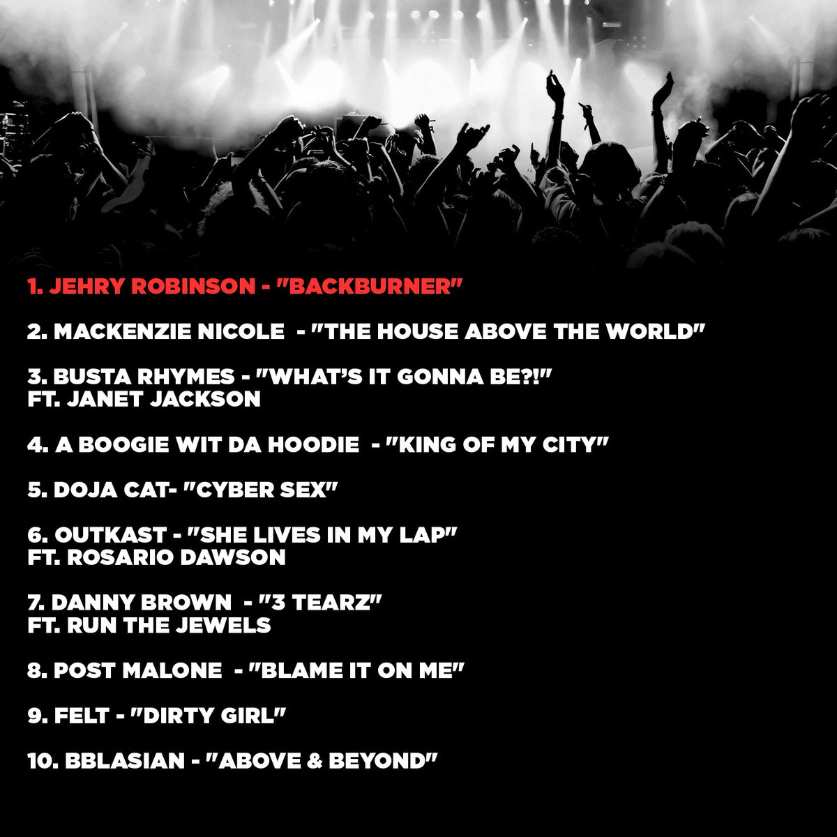 Strange Music Inc (@strangemusicinc) on Twitter photo CONTEST TIME! Our #WeekendComeUp playlist has been updated! Tag our fav artist in the replies for a chance to choose a track for next week's! This week's winner is 
<a href="/MenstraulM/">ππππ€π₯π£ππ¦π πππ₯πππ£π€</a>! 
Listen on @spotify and <a href="/AppleMusic/">Apple Music</a>> smarturl.it/weekendcomeup CONTEST TIME! Our #WeekendComeUp playlist has been updated! Tag our fav artist in the replies for a chance to choose a track for next week's! This week's winner is 
<a href="/MenstraulM/">ππππ€π₯π£ππ¦π πππ₯πππ£π€</a>! 
Listen on @spotify and <a href="/AppleMusic/">Apple Music</a>> smarturl.it/weekendcomeup