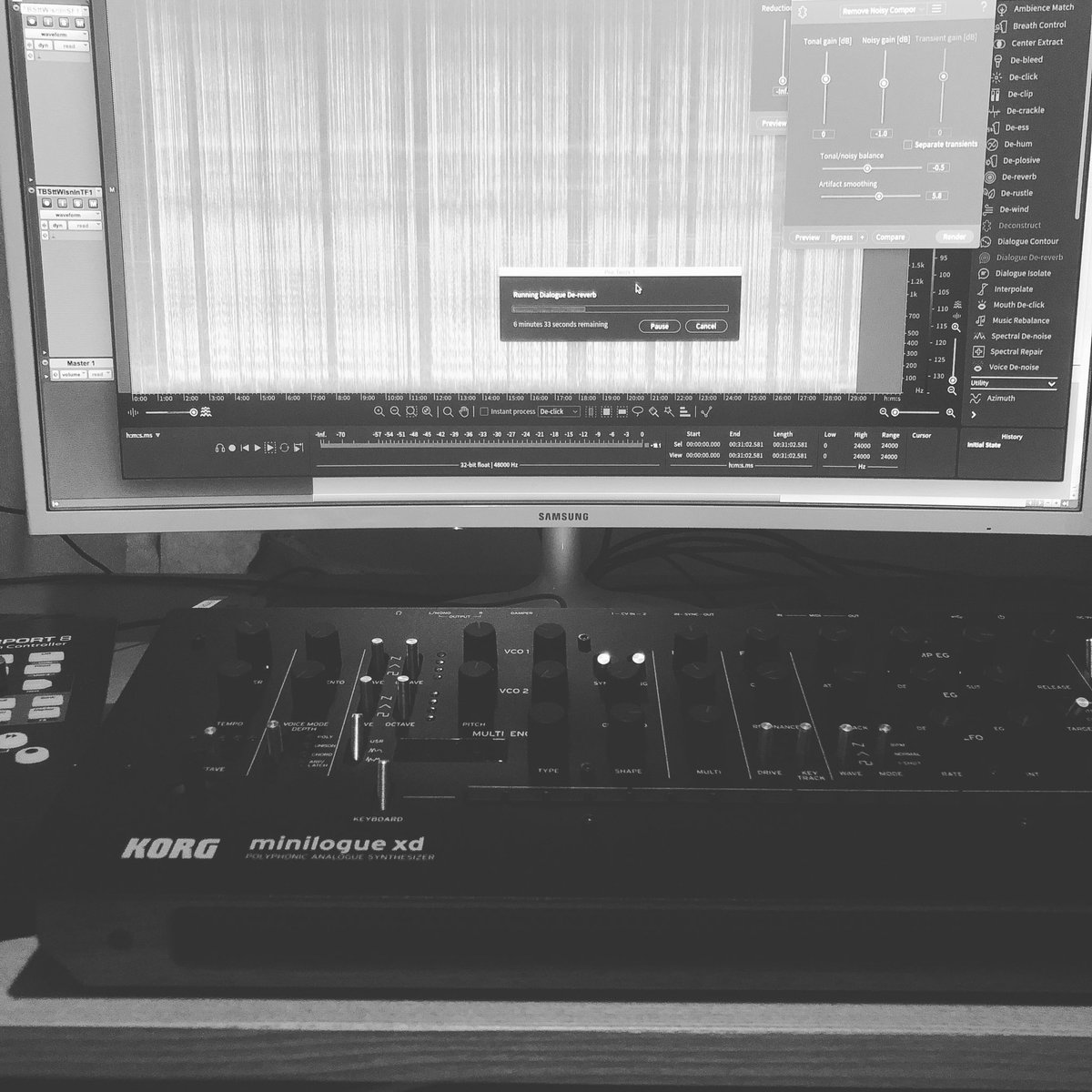 amnesiasound's tweet photo. Evening dialog editing. #postproduction #audiopostproduction #dialogediting https://t.co/gHnWmJIEjd