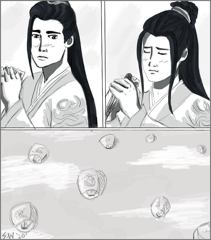 Shazzledazzlee's tweet photo. ✨Lanterns &amp; Soft Pining✨

#SangCheng #TheUntamed #CQL #MDZS #NieHuaisang #JiangCheng #陈情令 #scvday #SangChengValentinesDay https://t.co/FoRTm9pfdl