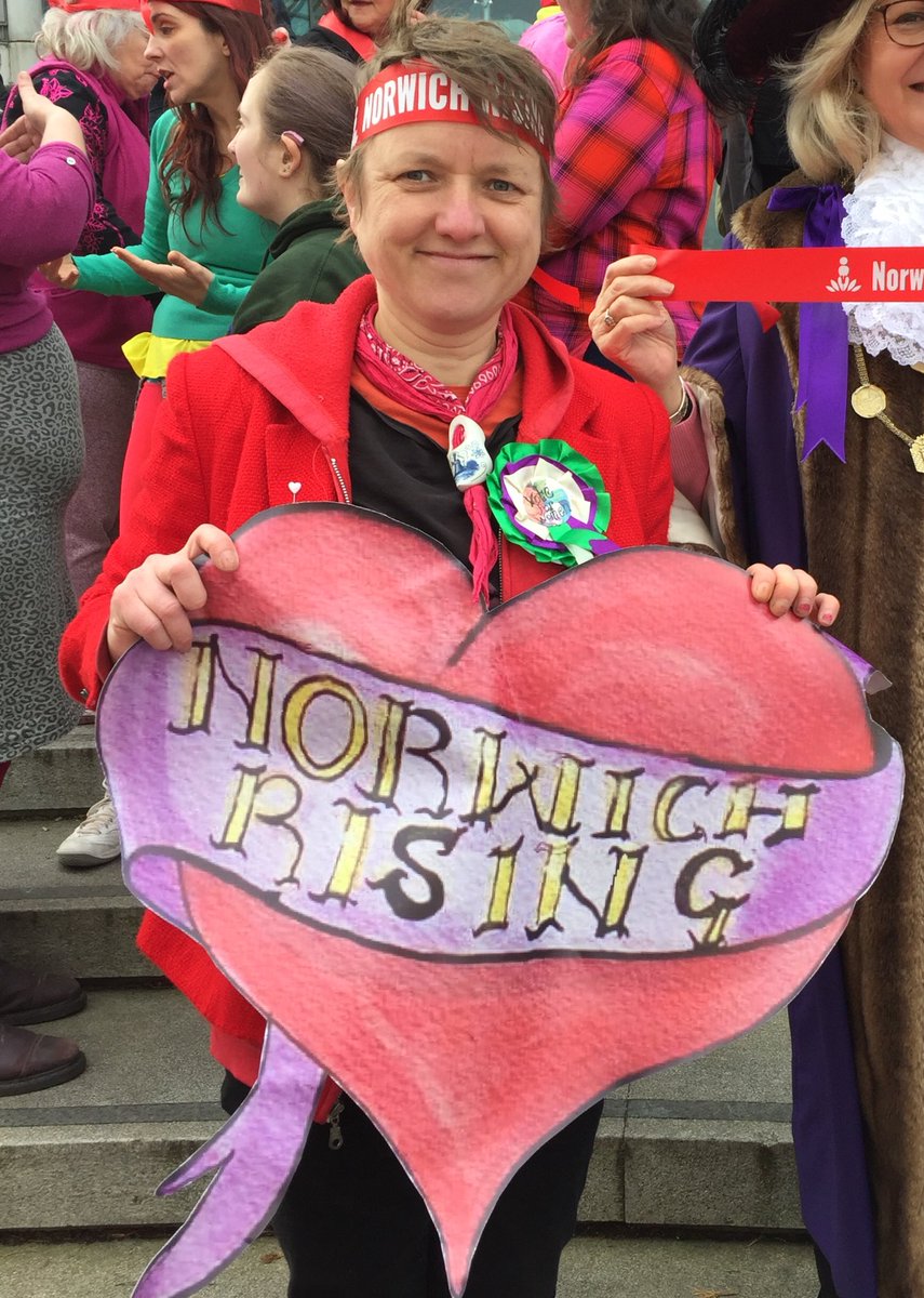 NorwichRising's tweet photo. Thanks to all the organisers, speakers, teachers and beautiful creatures who helped make Norwich Rising 2020 such a success @TheForumNorwich @VDay #OneBillionRising @EloiseOHare https://t.co/0NDCqnO0cR
