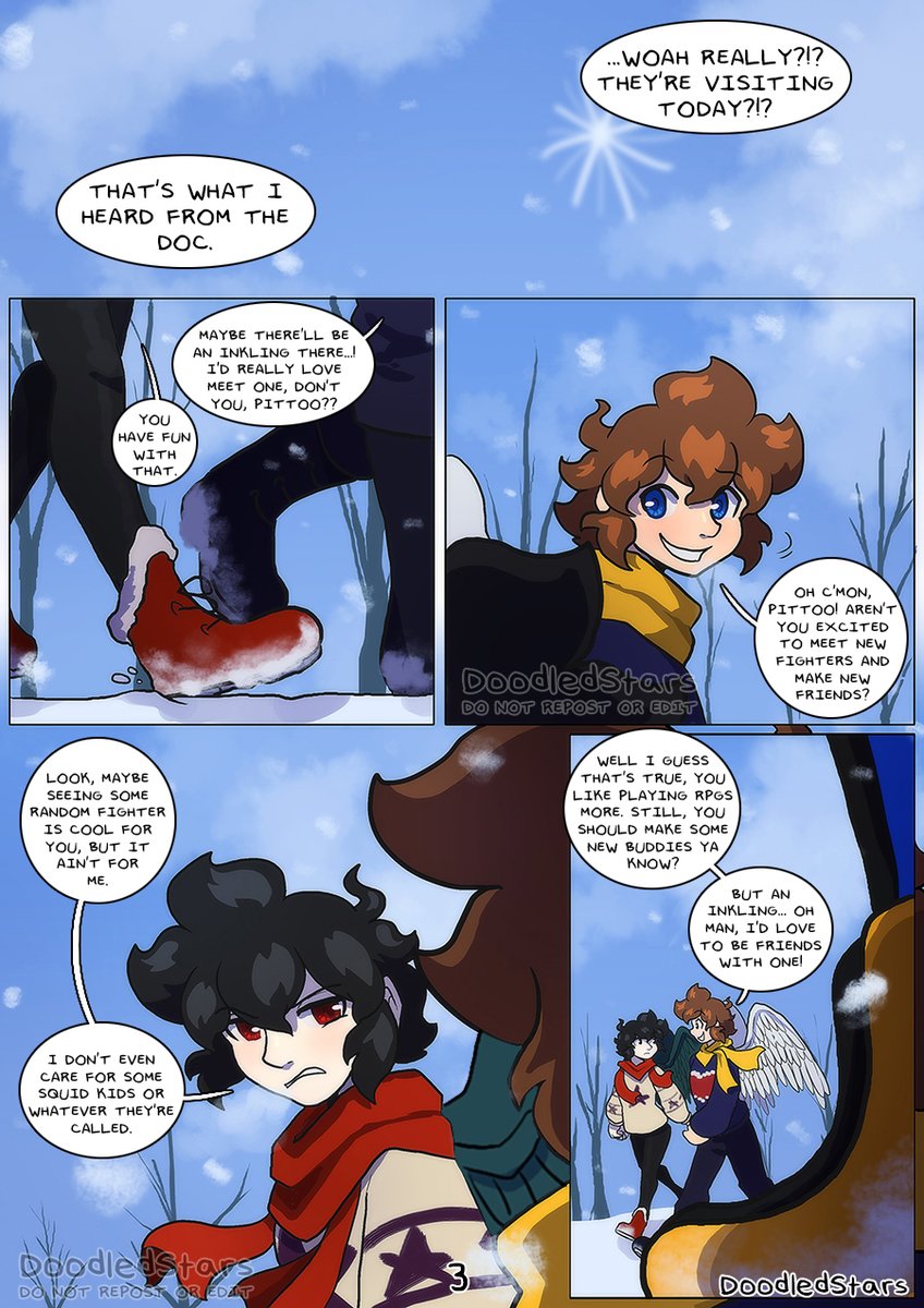 Reposting from old account!

Here's TVA:OW, my Smash comic focusing on Dark Pit and Pichu! I'll add the next pages later today! :)

Comic archive: https://t.co/wjS8MD8WYm 