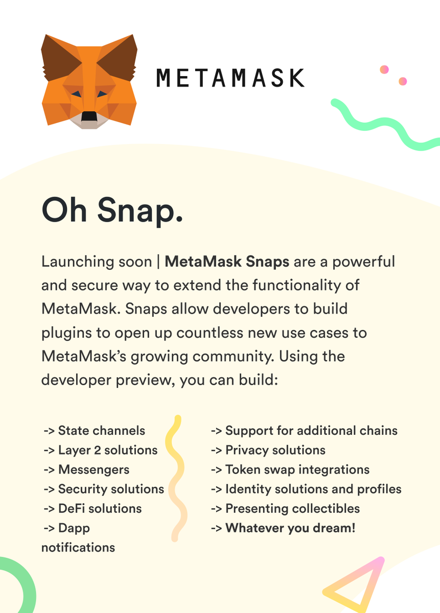 Metamask On Twitter Hey Ethereumdenver Hacking A Snap This