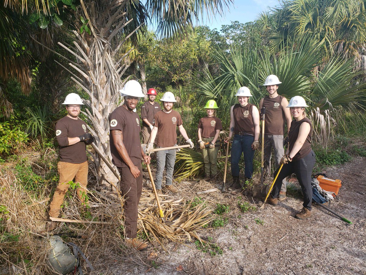 BLM_ES's tweet photo. Thanks to the American Conservation Experience (ACE), AmeriCorps Crew that have been working hard this week to realign our trails to address safety concerns due to the current rate of erosion along the dune. #ACEexperience https://t.co/ZD3cXxqnMt