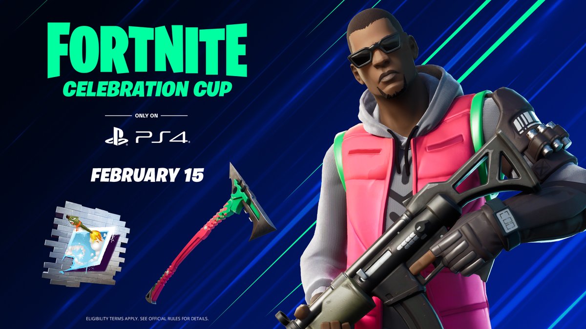 Competitive on Twitter: "The Fortnite Celebration Cup - Only On PlayStation 4 kicks Jump in for a chance to earn the Take Spray, Wild Accent Pickaxe and the