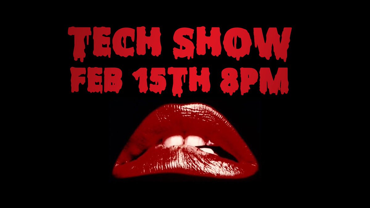 StageTroupe's tweet photo. Don’t miss Tech Show tomorrow at 8PM in the Student Theater! Bring your Valentine and keep the celebration going 😎❤️ https://t.co/kd9s5WLbBv