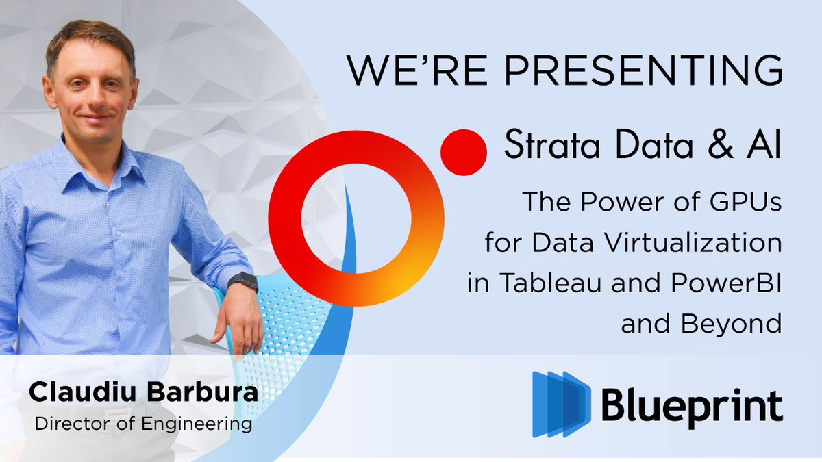 bpcs_tech's tweet image. This is your chance to hear our engineering guru speak at 
@strataconf! On March 18th, @claudiubarbura will be speaking on The Power of GPUs, this is one you won&apos;t want to miss! Learn more about his topic: bit.ly/2Sq7ZZD #BPTech #StrataDataAI #GPU #DataVirtualization