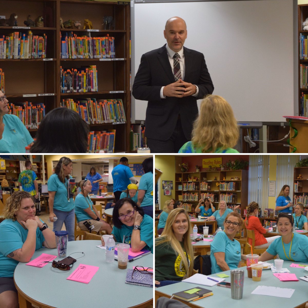 CESbuzzing's tweet photo. Our super staff welcomed @SDIRC_SUP to share his vision, and then participated in great Mindfulness Training! #Beebestforkids🐝 https://t.co/3iqfENIPPK