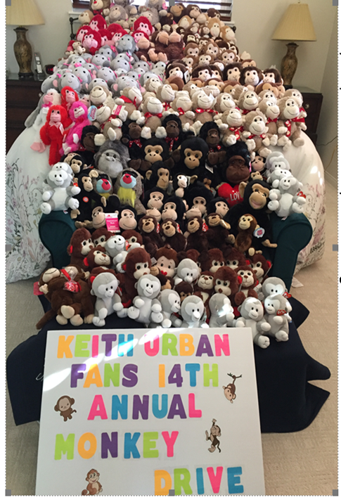 kpgreatersac's tweet photo. Check out this special #ValentinesDay delivery for patients at our Women and Children's Center in #Roseville.  Thanks to @KeithUrban fans who collected and donated these stuffed monkeys to our medical center. They will surely bring some smiles! @DKUGG1 https://t.co/p7vGHFdD4B