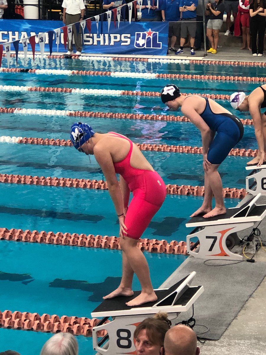 MidlothianSwim's tweet image. Alyssa Steinfeldt has PR’d AND set a new school record in the 100 Breaststroke! Way to represent MHS Alyssa!