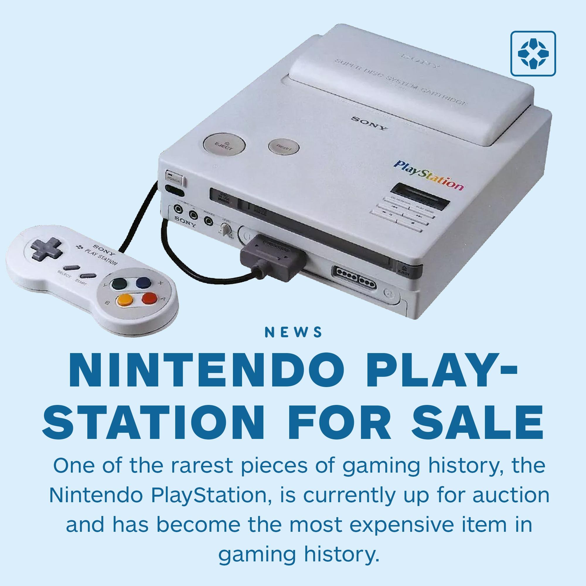 IGN on Twitter: current bid for "Nintendo PlayStation" is at $350,000, beating out the previous record holder, a $100,150 test market copy of Super Mario Bros. https://t.co/trhyUtzRvM" / Twitter