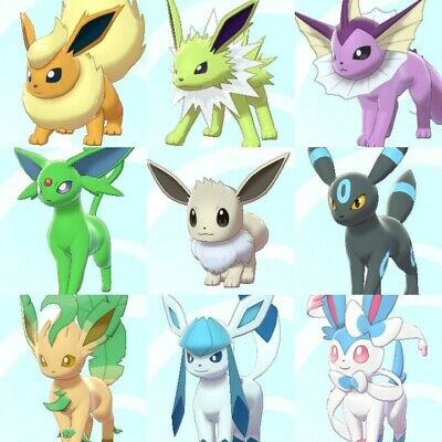 Pokemon Shiny evee evolutions