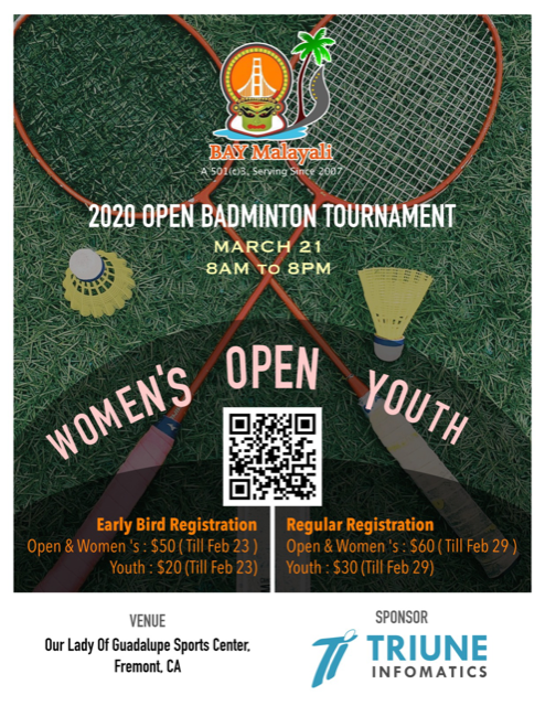 triune5's tweet photo. Triune Informatics presents 2020 Open Badminton Tournament . Register now! https://t.co/DLu4VYpjKS  #officestaffing #ITstaffing #badmintontournament #badminton https://t.co/NCNVCdx5IF