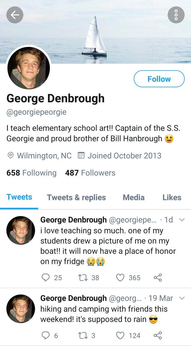 ʙᴇɴ ʜᴀɴꜱᴄᴏᴍ• CEO of hanscom design, inc.• big fan of dogs• friends with richie & stan• oblivious to richie's feelingsɢᴇᴏʀɢᴇ ᴅᴇɴʙʀᴏᴜɢʜ• elementary school art teacher• avid sailor and outdoorsman • loves his brother!!• likes origami