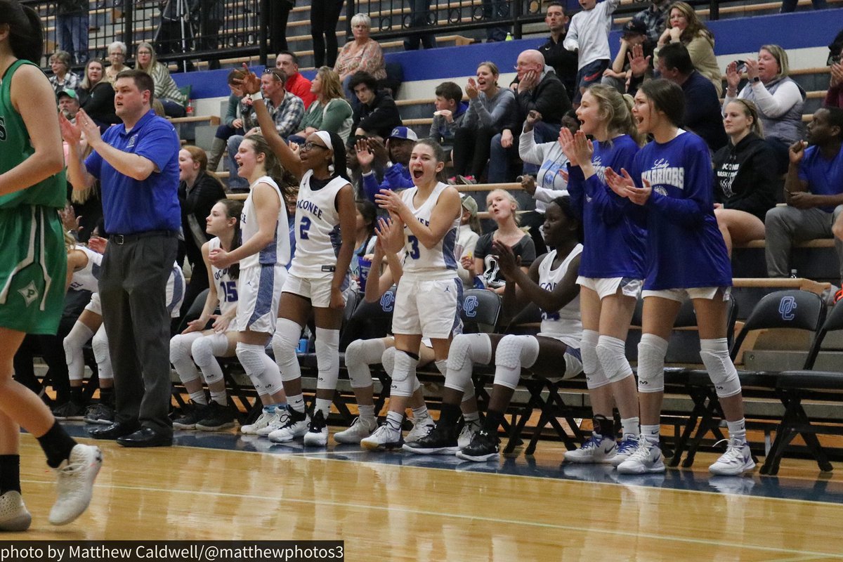 Final score of the girls game 

Oconee County 67
Pickens 49

Oconee County advances to Sweet 16 for second straight year for the first time since the 2012 and 2013 seasons