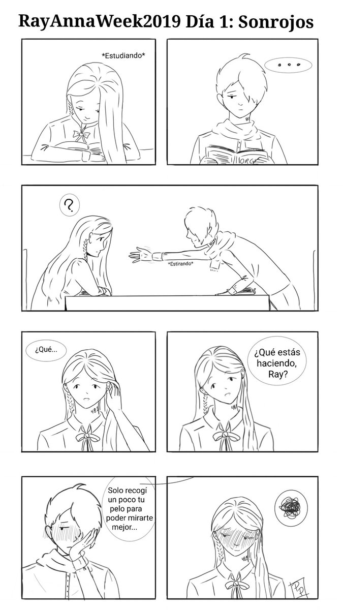 PEstrella9's tweet photo. Dos pequeñas tiras que hice para la #RayAnnaWeek2019
Ya aquí me estaba viendo interesada en los formatos de comics. https://t.co/XYKNjH6CNa