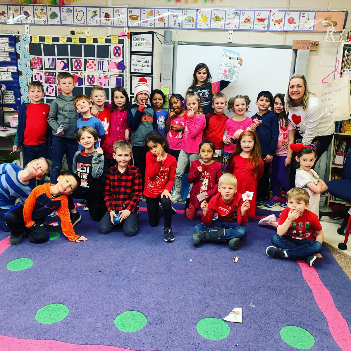 Happy Valentines Day! Love, Mrs. Zimmerman’s kiddos 🥰