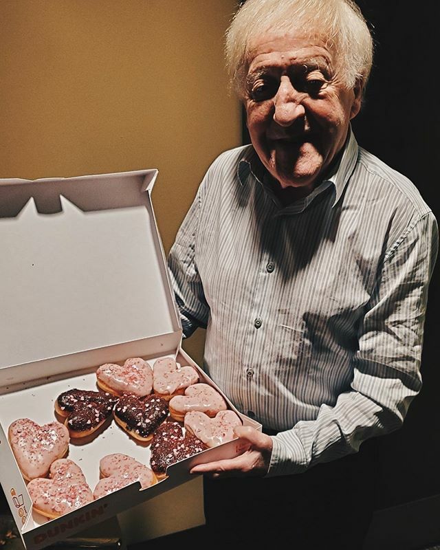 Happy Valentine's Day from The Chieftains at the first stop of the Irish Goodbye Tour in Maryville, TN! Complete with some treats from our Tour Manager Paul Bevan via Dunkin' Donuts ❤ #feelgoodfriday