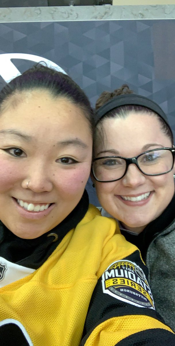 MJ413's tweet photo. Wouldn’t want to be anywhere else with anyone else!! Let’s go @penguins!!!! #lgp #itsahockeynightinpittsburgh https://t.co/2TdnjpEBts