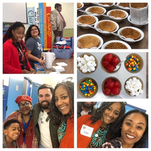 Pastor_Juanita's tweet photo. Today I had an opportunity to volunteer and share love with @MorganRasmus #CIS #WesleyElementary Ms. Rasmus sponsored an ice cream social for her students. So much fun!!! It took so little to love on these incredible students. โค๏ธ๐น https://t.co/sBGbD0XLj9