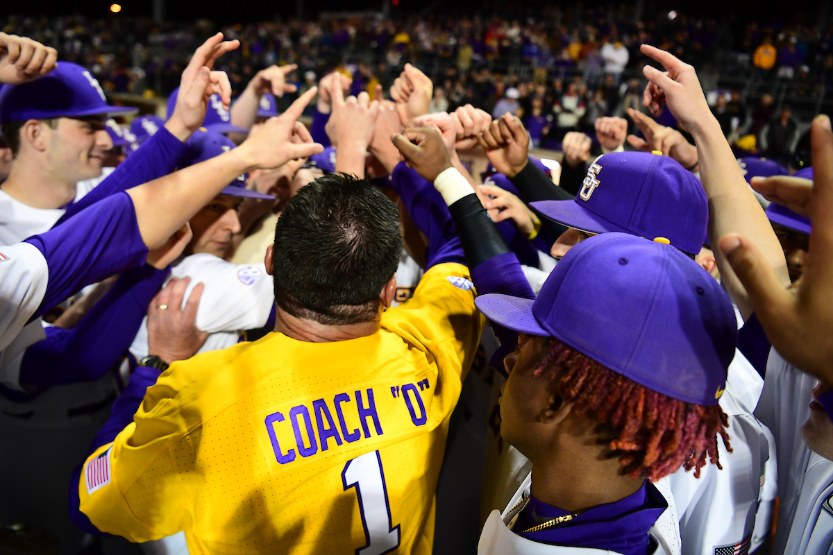 LSUbaseball's tweet photo. "Geaux Tigers" https://t.co/xor6TKOfFP