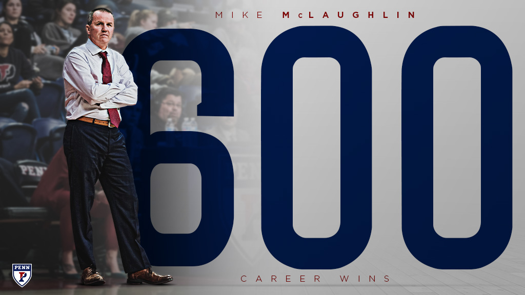 CEMENTING HIS LEGACY

With our 85-73 defeat of Brown tonight, Mike McLaughlin becomes the 19th active D-I head coach to reach 600 career wins!

Congratulations, Mike!