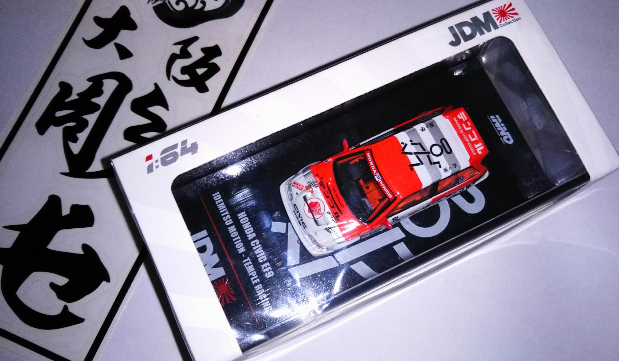 INNO IDEMITSU MOTION TEMPLE RACING テンプル 楽天市場】INNO 1/64 ホンダ シビック EF9 出光モーション