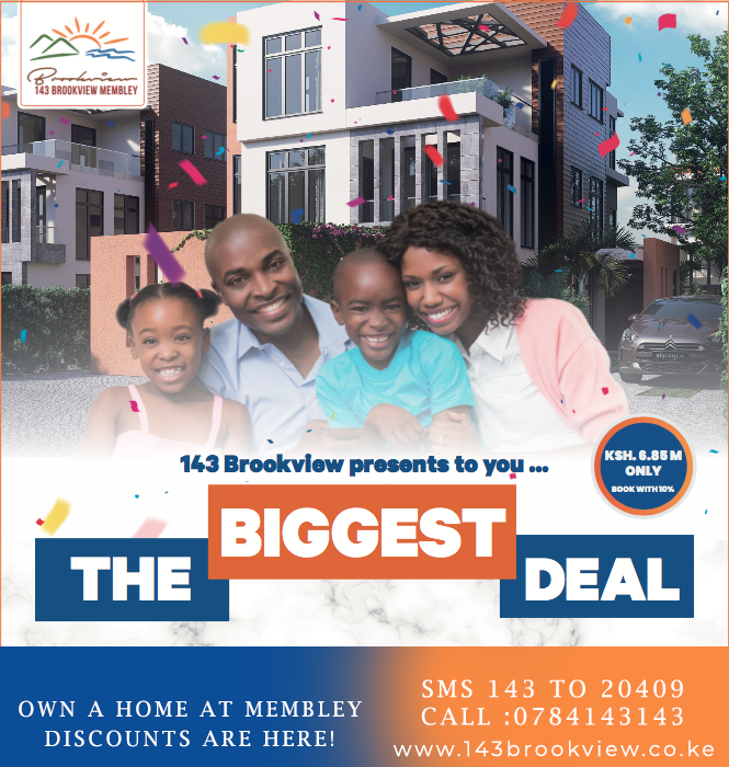 143Brook_view's tweet photo. Make time for 143Brookview this valentine,am sure you will fall in love with her, Enjoy upto 20% OFF for our first 8 buyers this  season ( Offer ends 29th Feb ) 

SMS 143 To 20409 or call us on 0784 143 143 to stand a chance #143brookview #valentine #love 
https://t.co/EQiWniFgsp https://t.co/204ciqFBUM