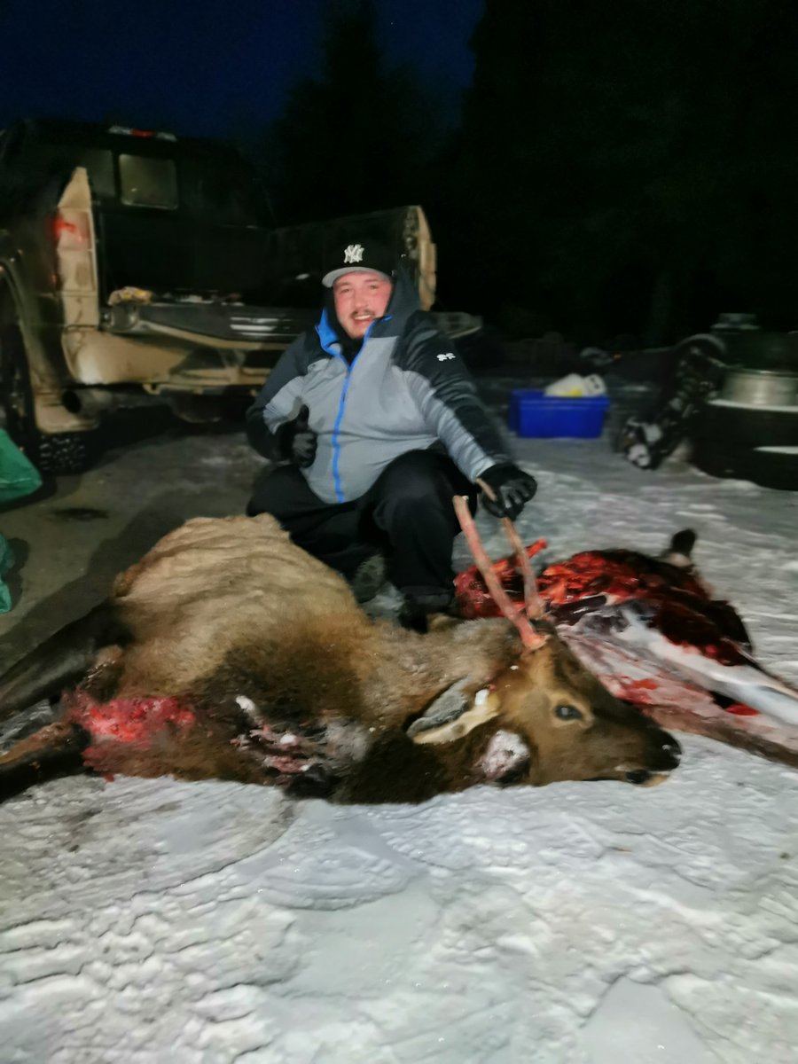 -42c was a brutal cold hunt but worth it :) fresh BBQ material