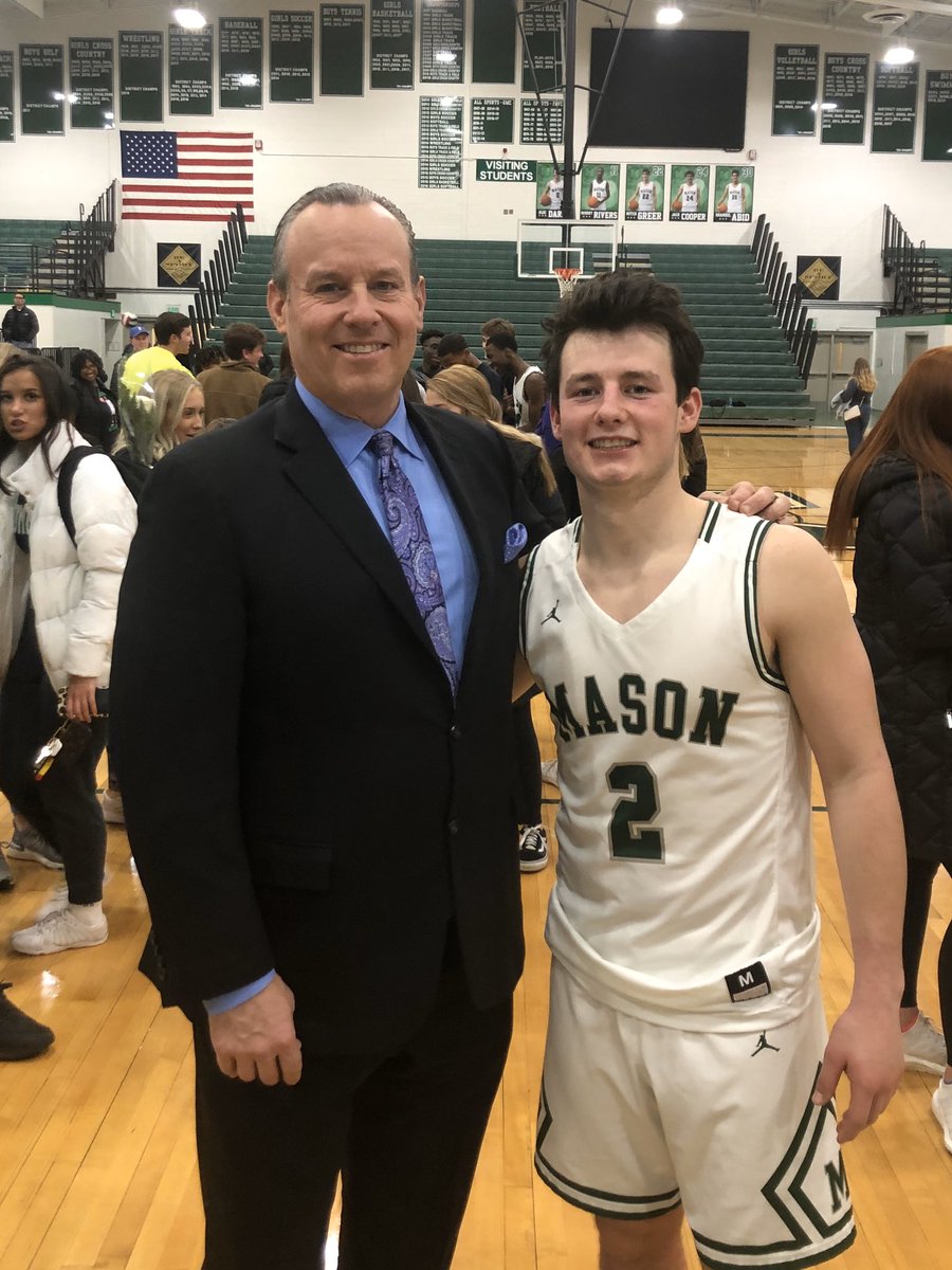 Senior night at Mason!! Comets beat Fairfield and I get to see my son Alec play his final Varsity home game ever. He’s played with Jack Cooper since 5th grade.
Where did the time go? On to the next stage in life. @a_dardis3 @WLWT @MHSsportsradio @BasketballMason