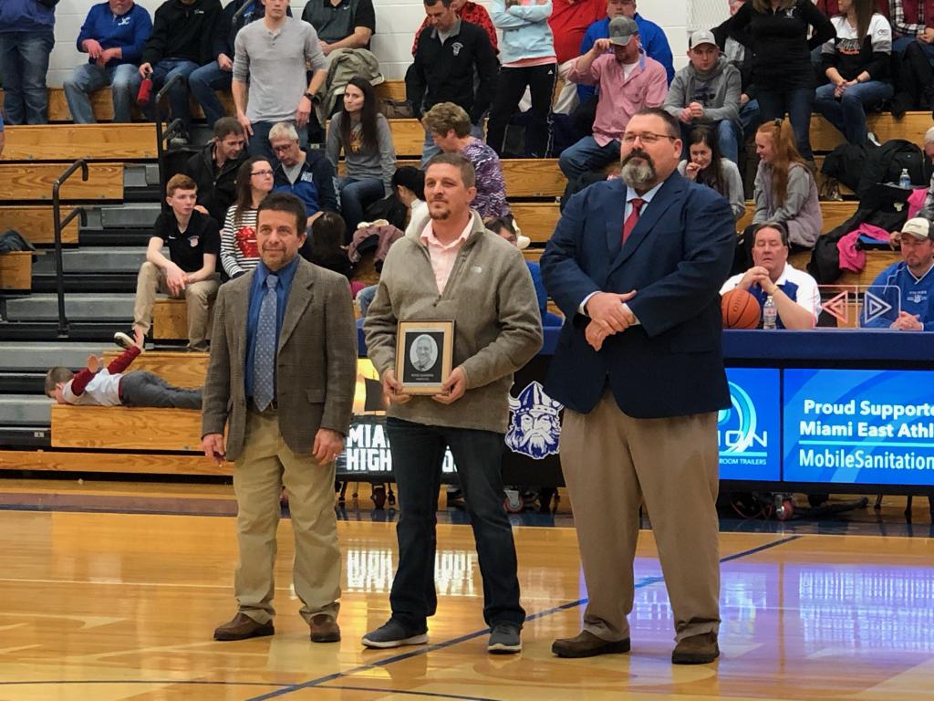 MEHSWrestling's tweet photo. Ryan Gambill inducted into the Miami East Hall of Fame. Congratulations https://t.co/ZFaeOGKE3S