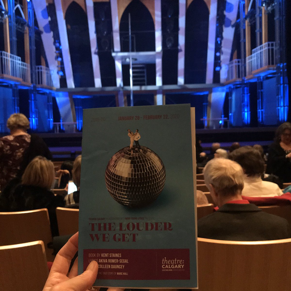 sgrahamchoreo's tweet photo. So excited @TheatreCalgary to see @TheLouderWeGet! Congrats to @ColleenAndAkiva. #thelouderweget #canadianmusicals #calgary #newmusicals #broadwaybound #marchall https://t.co/btYlZ6M0FW