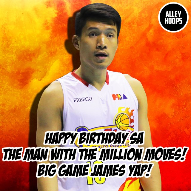 Happy Birthday sa The Man With the Million Moves - Big Game JAMES YAP! Face of the PBA!   