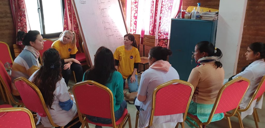 Resus Services - St. George’s Hospital 🏳️🌈 (@resusstgeorges) on Twitter photo ROs Harriet & Zoe running a Paed BLS session in Nepal with <a href="/HPNepalUK/">HealthPartners'Nepal</a> - fantastic group discussions regarding the challenges faced by healthcare staff in rural Nepal ROs Harriet & Zoe running a Paed BLS session in Nepal with <a href="/HPNepalUK/">HealthPartners'Nepal</a> - fantastic group discussions regarding the challenges faced by healthcare staff in rural Nepal